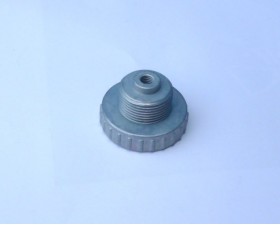 KARBURÁTOR - VÍČKO ŠOUPÁTKA - SE ZÁVITEM - (PRO KARBURÁTORY JIKOV)